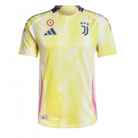 Camiseta Juventus Dusan Vlahovic #9 Segunda Equipación Replica 2024-25 mangas cortas